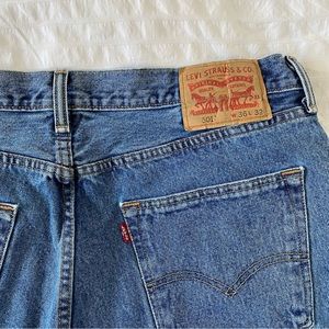 Vintage Levi's Original 501 Stone-Washed Jeans